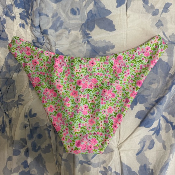 Kulani Kinis Pink and Green Floral Bikini - Picture 4 of 5